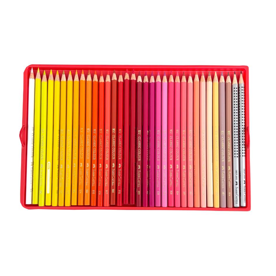 100 Classic Colour Pencil Sketch Set